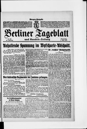 Berliner Tageblatt und Handels-Zeitung vom 07.06.1917