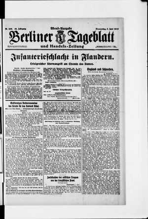 Berliner Tageblatt und Handels-Zeitung vom 07.06.1917
