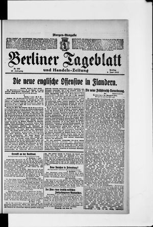 Berliner Tageblatt und Handels-Zeitung vom 08.06.1917