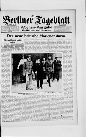 Berliner Tageblatt und Handels-Zeitung vom 12.06.1917