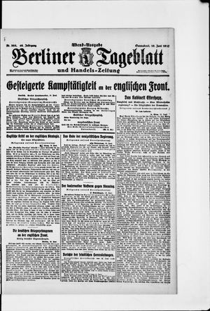 Berliner Tageblatt und Handels-Zeitung on Jun 16, 1917