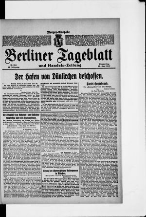 Berliner Tageblatt und Handels-Zeitung vom 28.06.1917