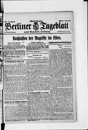 Berliner Tageblatt und Handels-Zeitung vom 04.07.1917