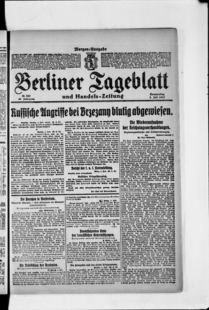 Berliner Tageblatt und Handels-Zeitung on Jul 5, 1917