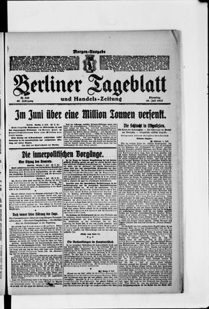 Berliner Tageblatt und Handels-Zeitung vom 10.07.1917