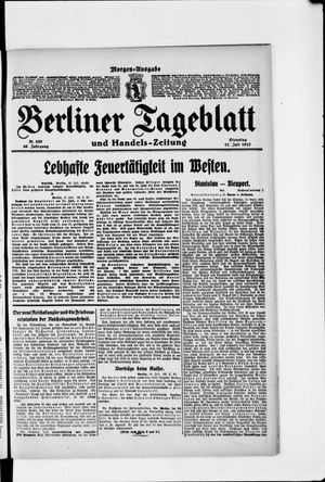 Berliner Tageblatt und Handels-Zeitung vom 17.07.1917