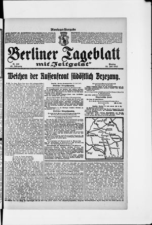 Berliner Tageblatt und Handels-Zeitung on Jul 23, 1917