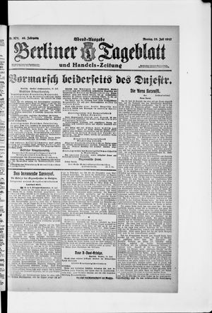 Berliner Tageblatt und Handels-Zeitung vom 23.07.1917