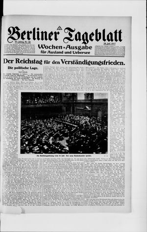 Berliner Tageblatt und Handels-Zeitung vom 24.07.1917