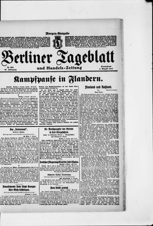 Berliner Tageblatt und Handels-Zeitung vom 04.08.1917