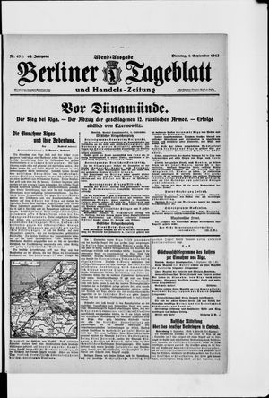 Berliner Tageblatt und Handels-Zeitung vom 04.09.1917