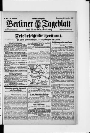 Berliner Tageblatt und Handels-Zeitung vom 06.09.1917