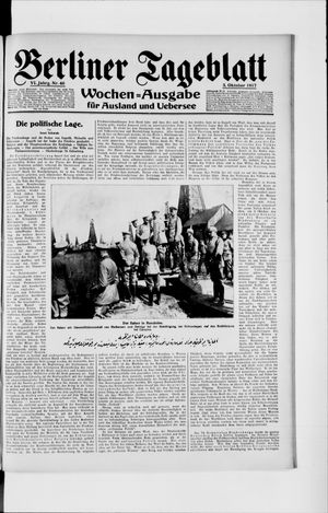 Berliner Tageblatt und Handels-Zeitung vom 03.10.1917