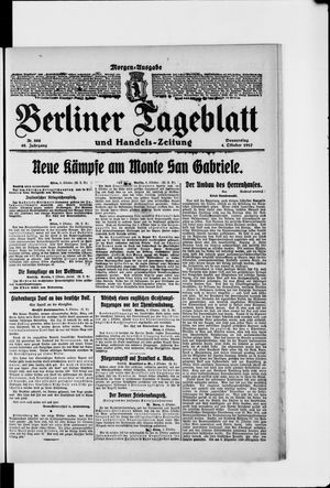 Berliner Tageblatt und Handels-Zeitung vom 04.10.1917