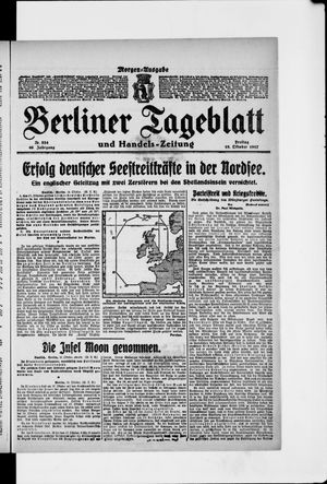 Berliner Tageblatt und Handels-Zeitung vom 19.10.1917