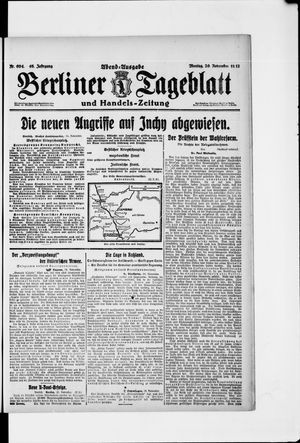 Berliner Tageblatt und Handels-Zeitung on Nov 26, 1917