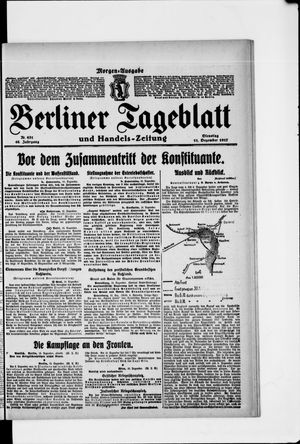 Berliner Tageblatt und Handels-Zeitung vom 11.12.1917