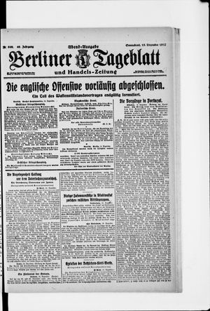 Berliner Tageblatt und Handels-Zeitung vom 15.12.1917