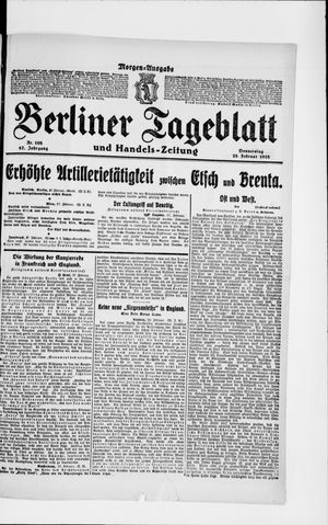 Berliner Tageblatt und Handels-Zeitung vom 28.02.1918