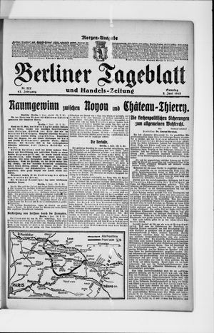 Berliner Tageblatt und Handels-Zeitung vom 02.06.1918