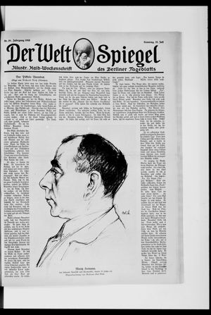 Berliner Tageblatt und Handels-Zeitung on Jul 21, 1918