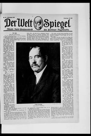 Berliner Tageblatt und Handels-Zeitung on Jul 28, 1918