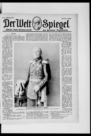 Berliner Tageblatt und Handels-Zeitung on Aug 4, 1918