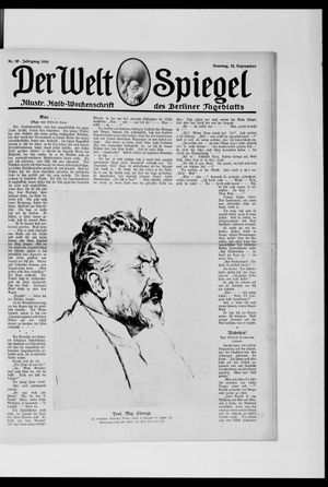 Berliner Tageblatt und Handels-Zeitung vom 22.09.1918