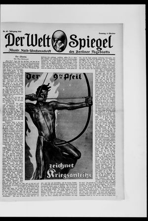 Berliner Tageblatt und Handels-Zeitung on Oct 6, 1918