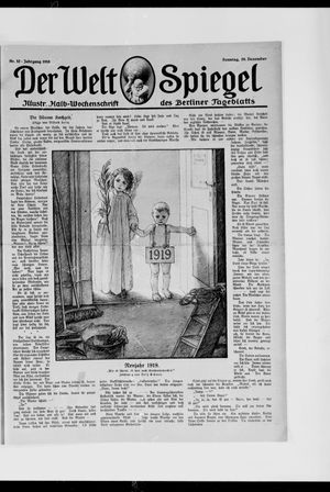 Berliner Tageblatt und Handels-Zeitung on Dec 29, 1918