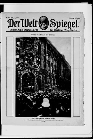 Berliner Tageblatt und Handels-Zeitung on Jan 19, 1919