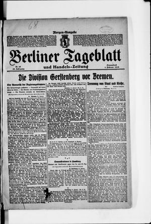 Berliner Tageblatt und Handels-Zeitung vom 01.02.1919