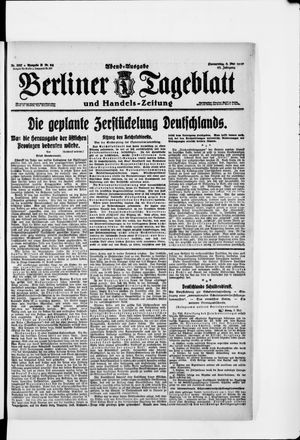 Berliner Tageblatt und Handels-Zeitung vom 08.05.1919