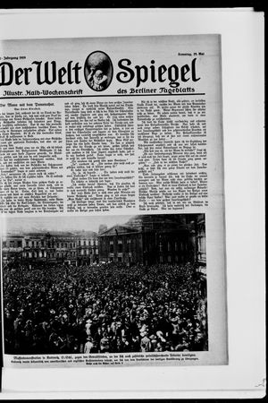Berliner Tageblatt und Handels-Zeitung vom 25.05.1919