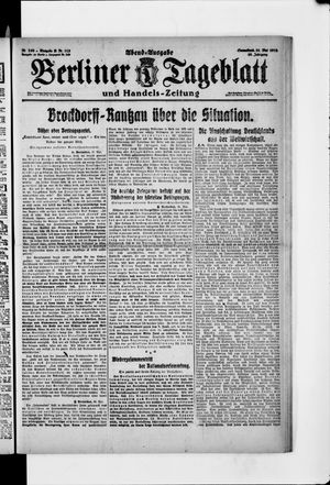 Berliner Tageblatt und Handels-Zeitung vom 31.05.1919