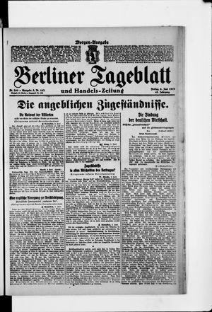 Berliner Tageblatt und Handels-Zeitung vom 06.06.1919