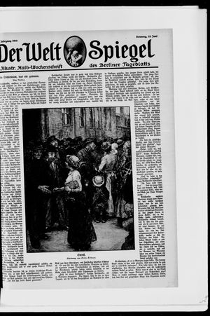 Berliner Tageblatt und Handels-Zeitung vom 15.06.1919