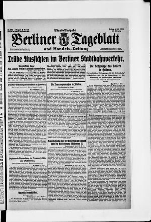 Berliner Tageblatt und Handels-Zeitung vom 04.07.1919