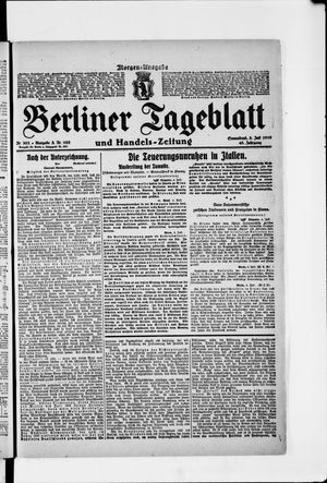 Berliner Tageblatt und Handels-Zeitung on Jul 5, 1919