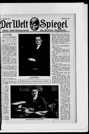 Berliner Tageblatt und Handels-Zeitung vom 06.07.1919