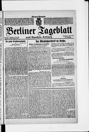 Berliner Tageblatt und Handels-Zeitung vom 06.07.1919