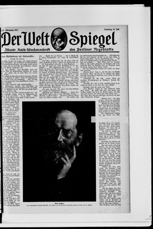 Berliner Tageblatt und Handels-Zeitung vom 27.07.1919