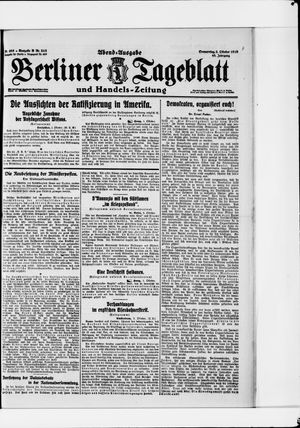 Berliner Tageblatt und Handels-Zeitung vom 02.10.1919