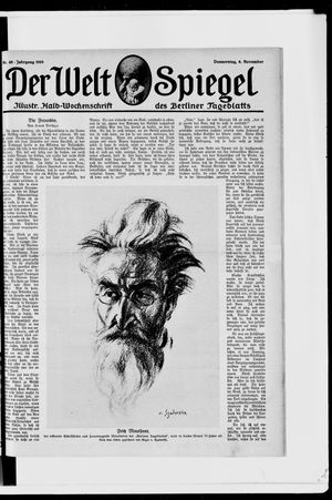 Berliner Tageblatt und Handels-Zeitung vom 06.11.1919