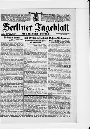 Berliner Tageblatt und Handels-Zeitung vom 08.11.1919