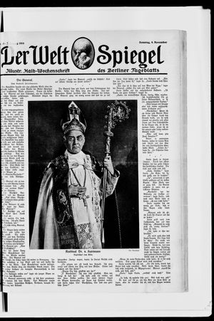 Berliner Tageblatt und Handels-Zeitung vom 09.11.1919