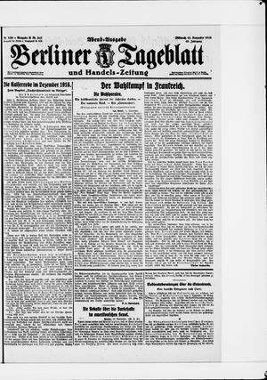 Berliner Tageblatt und Handels-Zeitung vom 12.11.1919