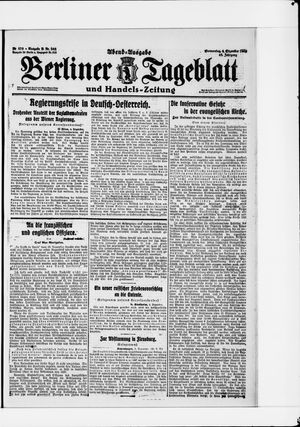 Berliner Tageblatt und Handels-Zeitung vom 04.12.1919