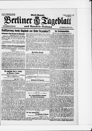 Berliner Tageblatt und Handels-Zeitung vom 05.12.1919