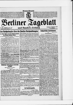 Berliner Tageblatt und Handels-Zeitung vom 07.12.1919